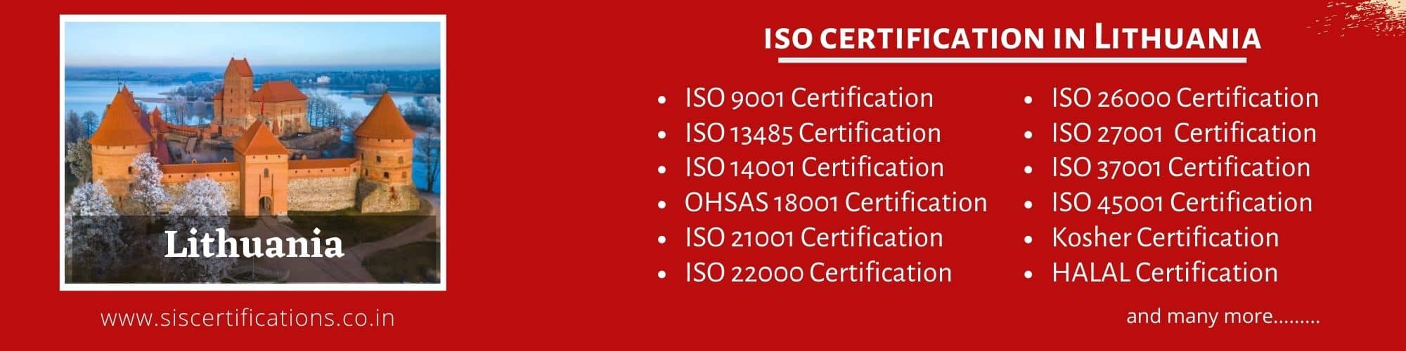 ISO Certification in Lithuania , ISO Certification in Lithuania