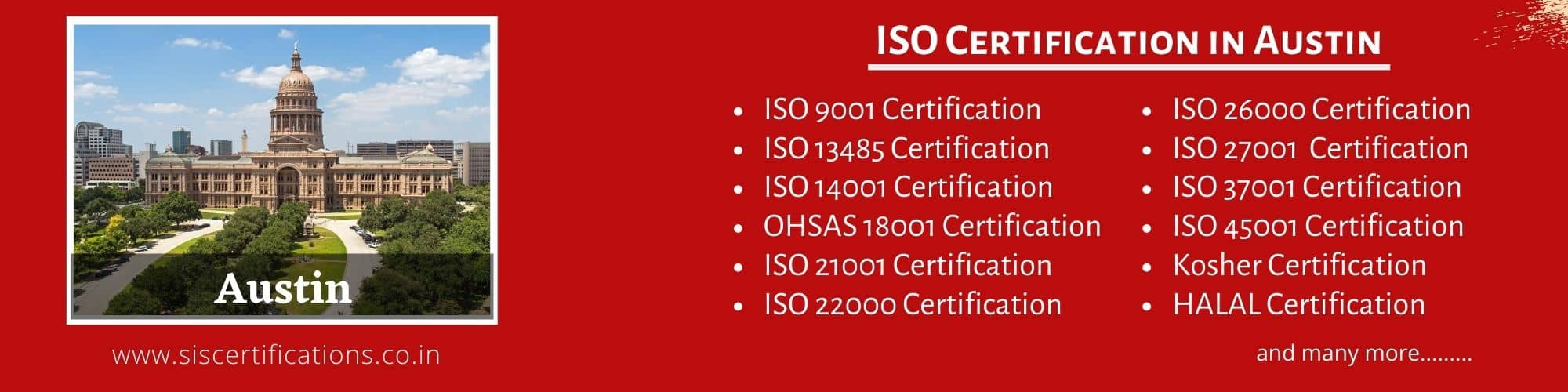 ISO Certification in Austin , ISO Certification in Austin