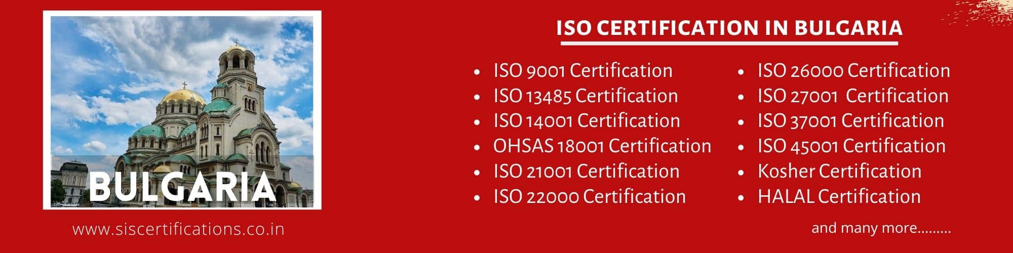 ISO Certification in Bulgaria;ISO 9001 Certification in Bulgaria;